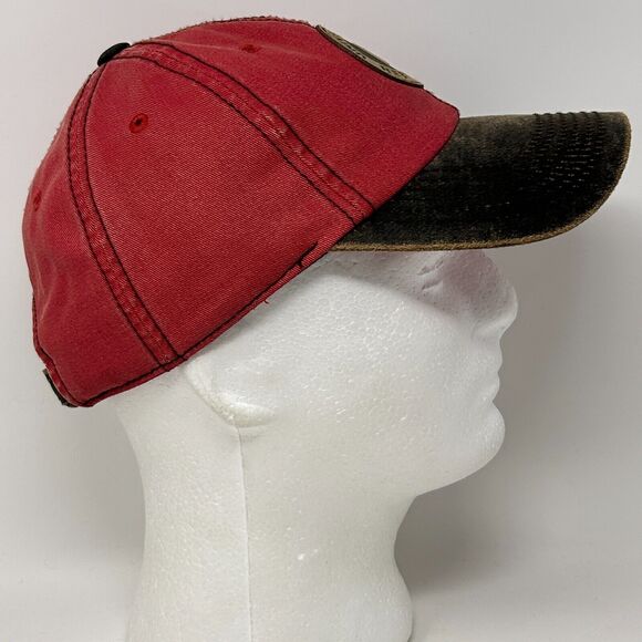 Nebraska Cornhuskers Dad Hat Baseball Cap UNL University Huskers Strapback Red - Picture 7 of 9